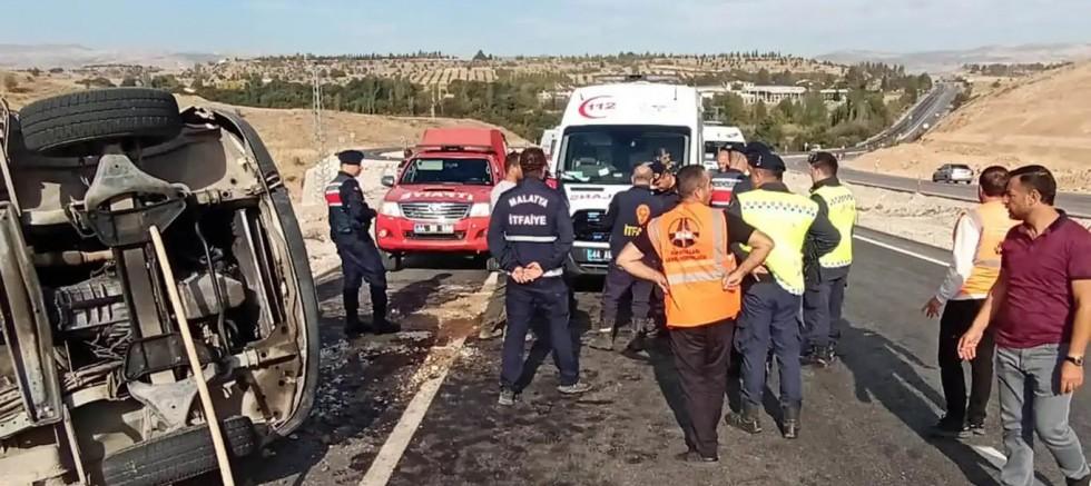 Malatya’da trafik kazalarında 2 kişi öldü 66 kişi yaralandı