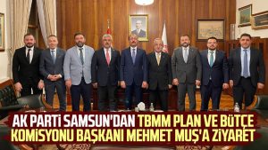 AK Parti Samsun'dan TBMM Plan ve Bütçe Komisyonu Başkanı Mehmet Muş'a ziyaret