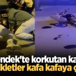 Hendek’te korkutan kaza: Motosikletler kafa kafaya çarpıştı