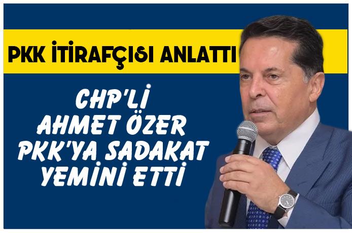 PKK itirafçısı herşeyi anlattı.. CHP'li Başkan Ahmet Özer PKK'ya bağlılık yemini etti