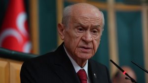 Devlet Bahçeli, partisinin grup toplantısında konuşuyor