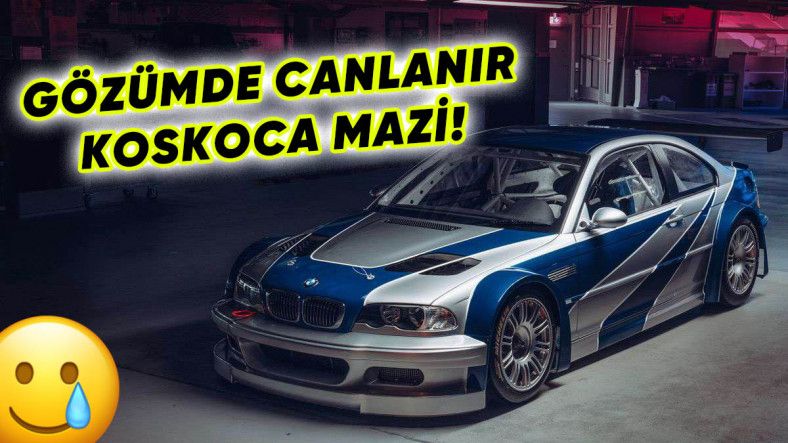 BMW, Need for Speed Most Wanted'ın İkonik E46 M3 GTR Modelini Gerçeğe Dönüştürdü