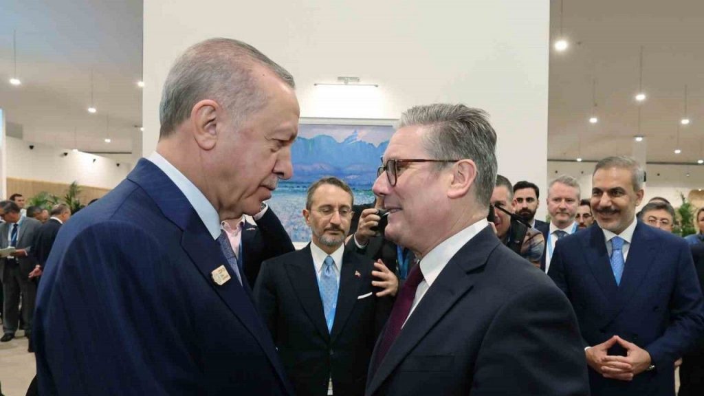 Cumhurbaşkanı Erdoğan, İngiltere Başbakanı Starmer ile görüştü