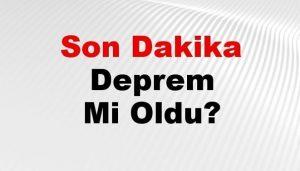 Son dakika Malatya'da deprem mi oldu? Az önce deprem Malatya'da nerede oldu? Malatya deprem Kandilli ve AFAD son depremler listesi 03 Kasım 2024