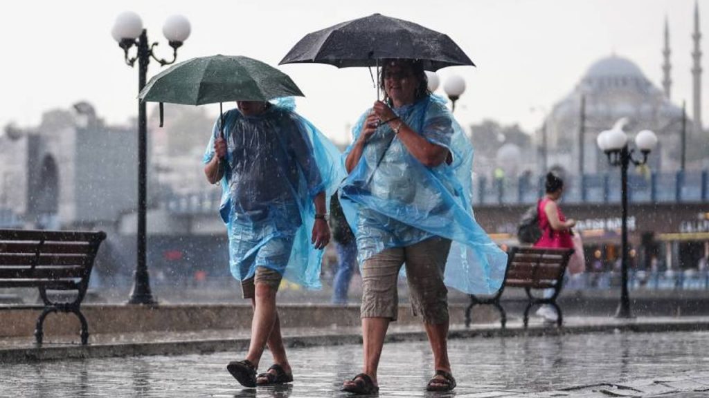 Meteoroloji'den beş bölge için kuvvetli yağış uyarısı