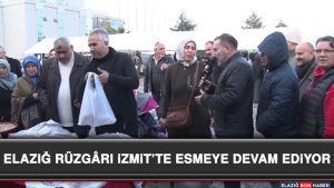 Elazığ Rüzgârı İzmit’te Esmeye Devam Ediyor