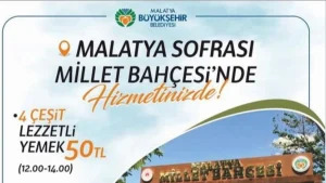 Malatya’da Sosyal Destek Odaklı "Malatya Sofrası" Hizmete Giriyor: 4 Çeşit Yemek 50 TL