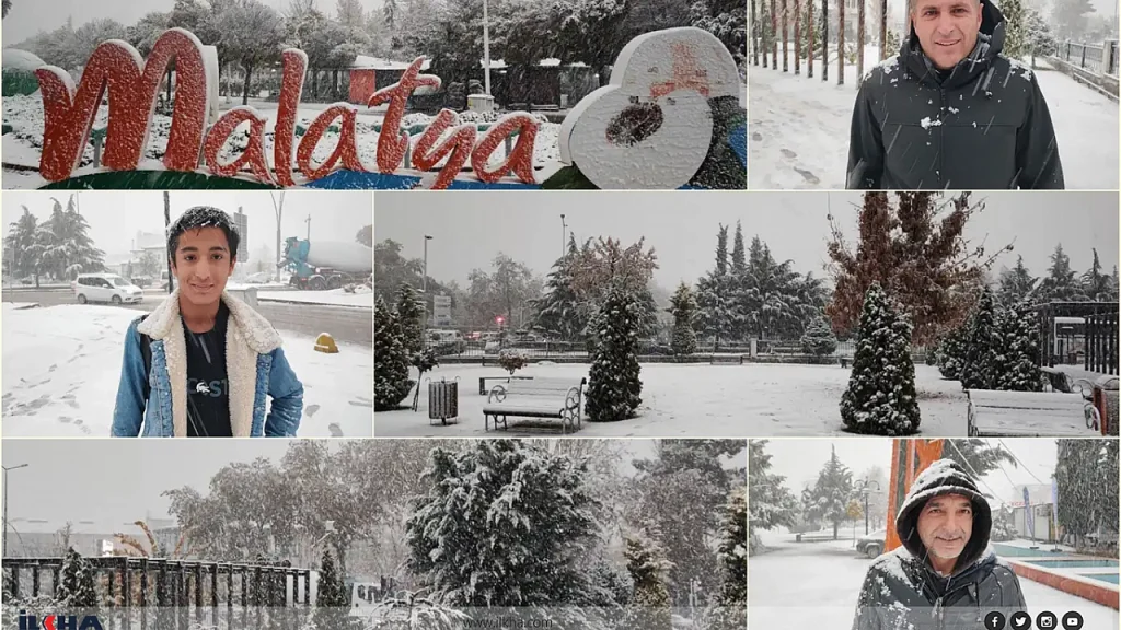 Malatya'ya Yılın İlk Karı Yağdı!