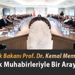 Sağlık Bakanı Prof. Dr. Kemal Memişoğlu, Sağlık Muhabirleriyle Bir Araya Geldi