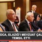 Başkan Koca, Elazığ’ı Mevzuat Çalıştayında Temsil Etti