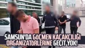 Samsun'da göçmen kaçakçılığı organizatörlerine geçit yok!