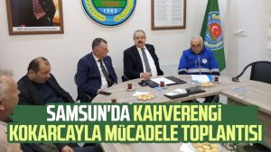 Samsun'da kahverengi kokarcayla mücadele toplantısı