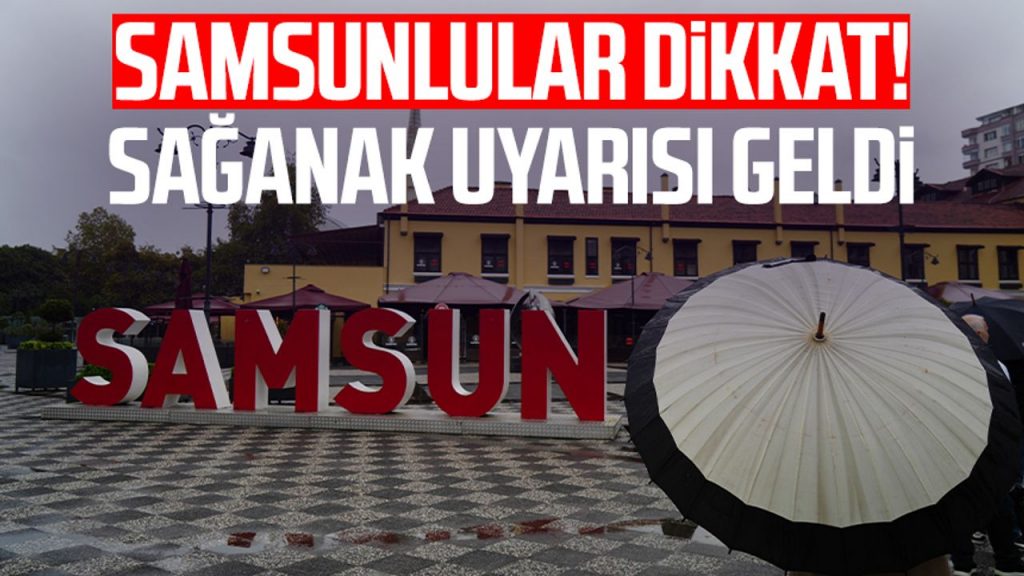 22 Kasım Cuma Samsun hava durumu