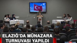 Elazığ’da Münazara Turnuvası Yapıldı