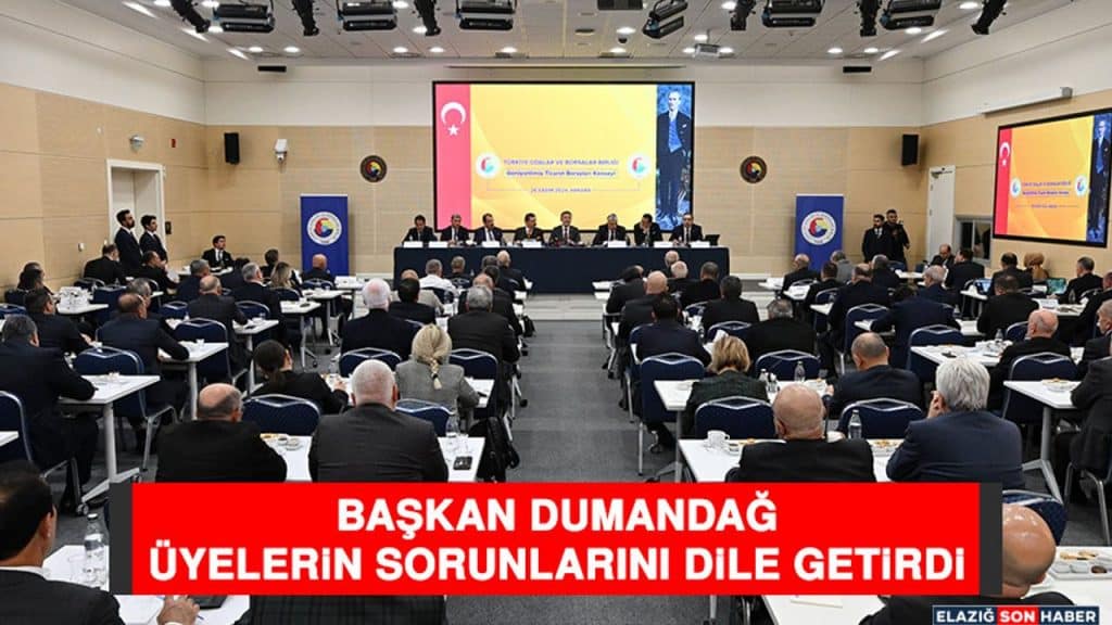 Başkan Dumandağ Üyelerin Sorunlarını Dile Getirdi