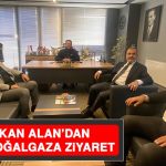 Başkan Alan’dan AKSA Doğalgaza Ziyaret