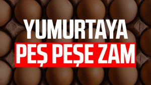 Yumurtaya peş peşe zam