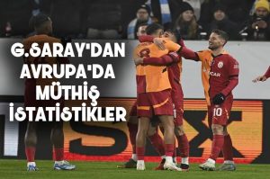 Galatasaray Avrupa istatistiklerinde Fenerbahçe ve Beşiktaş'ı ezdi