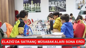 Elazığ'da Satranç Müsabakaları Sona Erdi