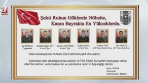 İşte Türkiye'nin 6 kahraman şehidi