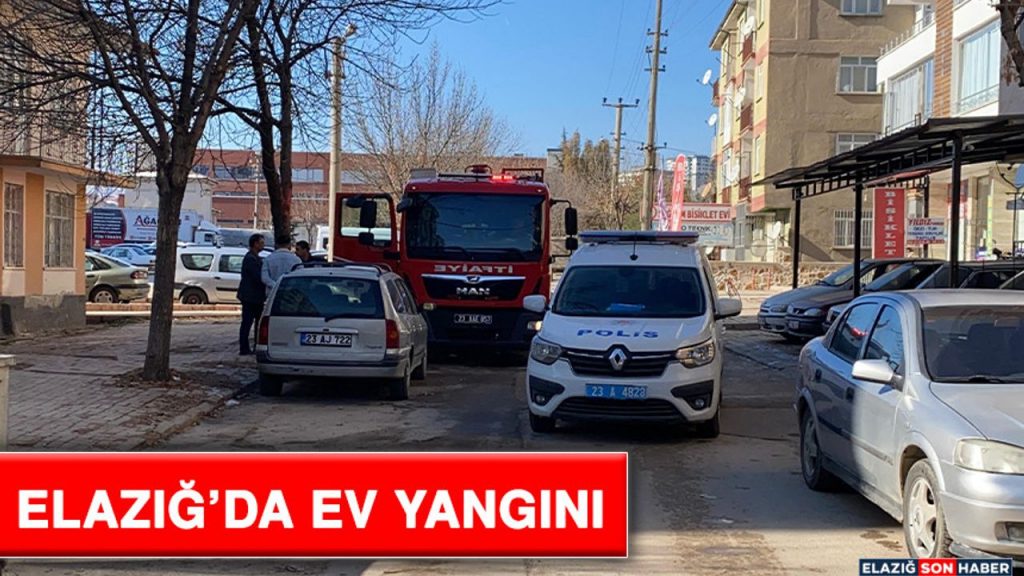Elazığ’da Ev Yangını