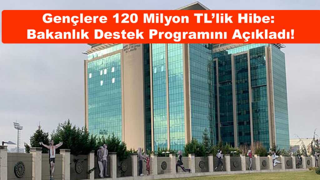 Gençlere 120 Milyon TL’lik Hibe: Bakanlık Destek Programını Açıkladı!