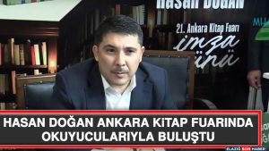 Hasan Doğan Ankara Kitap Fuarında Okuyucularıyla Buluştu
