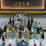 Uşak Olay : Sahte İçki Operasyonunda 40 Bin Litre Alkol Ele Geçirildi