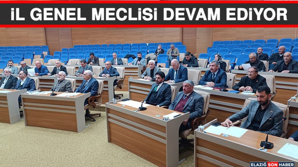 İl Genel Meclisi Devam Ediyor