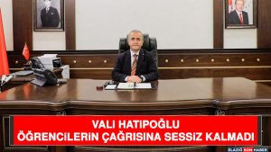 Vali Hatipoğlu Öğrencilerin Çağrısına Sessiz Kalmadı