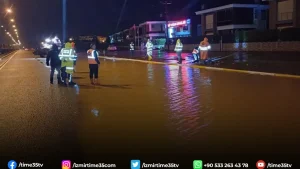 İzmir - Çanakkale Karayolu tekrar trafiğe açıldı