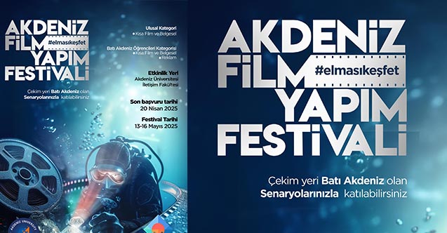 Akdeniz Film Yapım Festivali için başvurular devam ediyor!