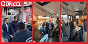 Başkan Seydaoğlu Belediye Otobüsünde Vatandaşlarla Buluştu