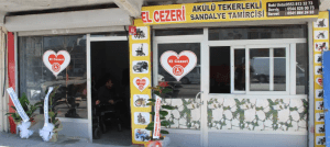 Cizre'de engelli araçlarının bakımı için tamirhane açıldı