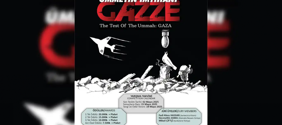 İdeal Eğitim Vakfı'ndan "Ümmetin İmtihanı Gazze" konulu karikatür yarışması