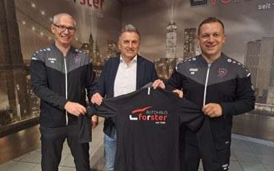 Neue Trainingsanzüge für die Handballabteilung