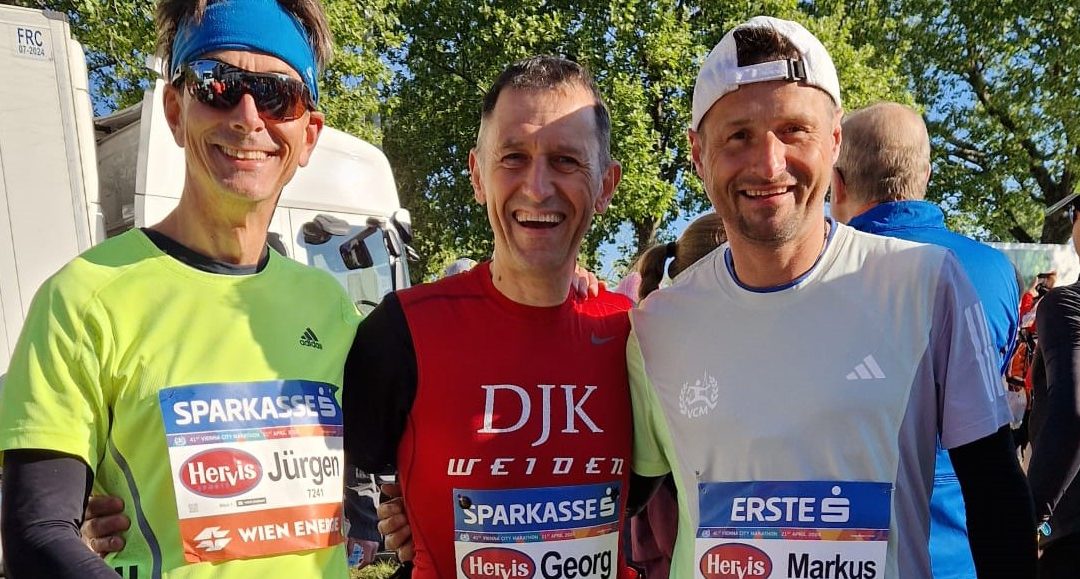 Drei Weidener Läufer glänzen beim Wien-Marathon mit Top-Zeiten