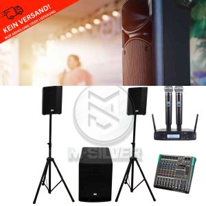 PA / Beschallungsanlage mieten für DJs, Hochzeiten, Partys mieten