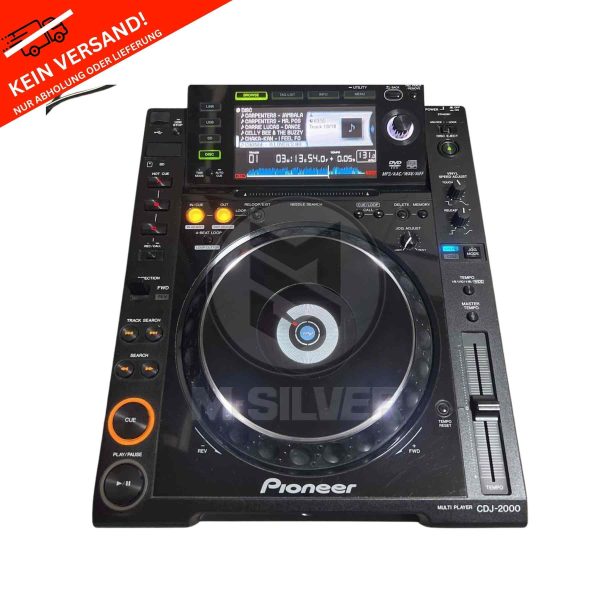 2x Pioneer CDJ 2000 DJ CD Player mieten