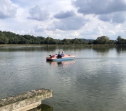 Tretboot fahren