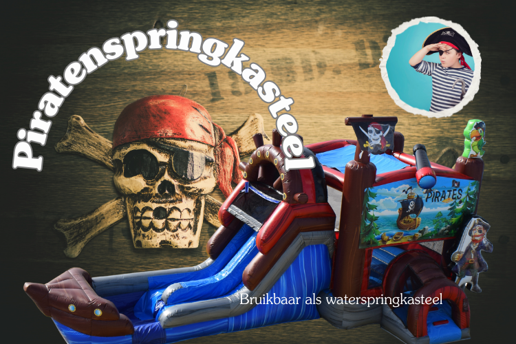 Piraten Springkasteel