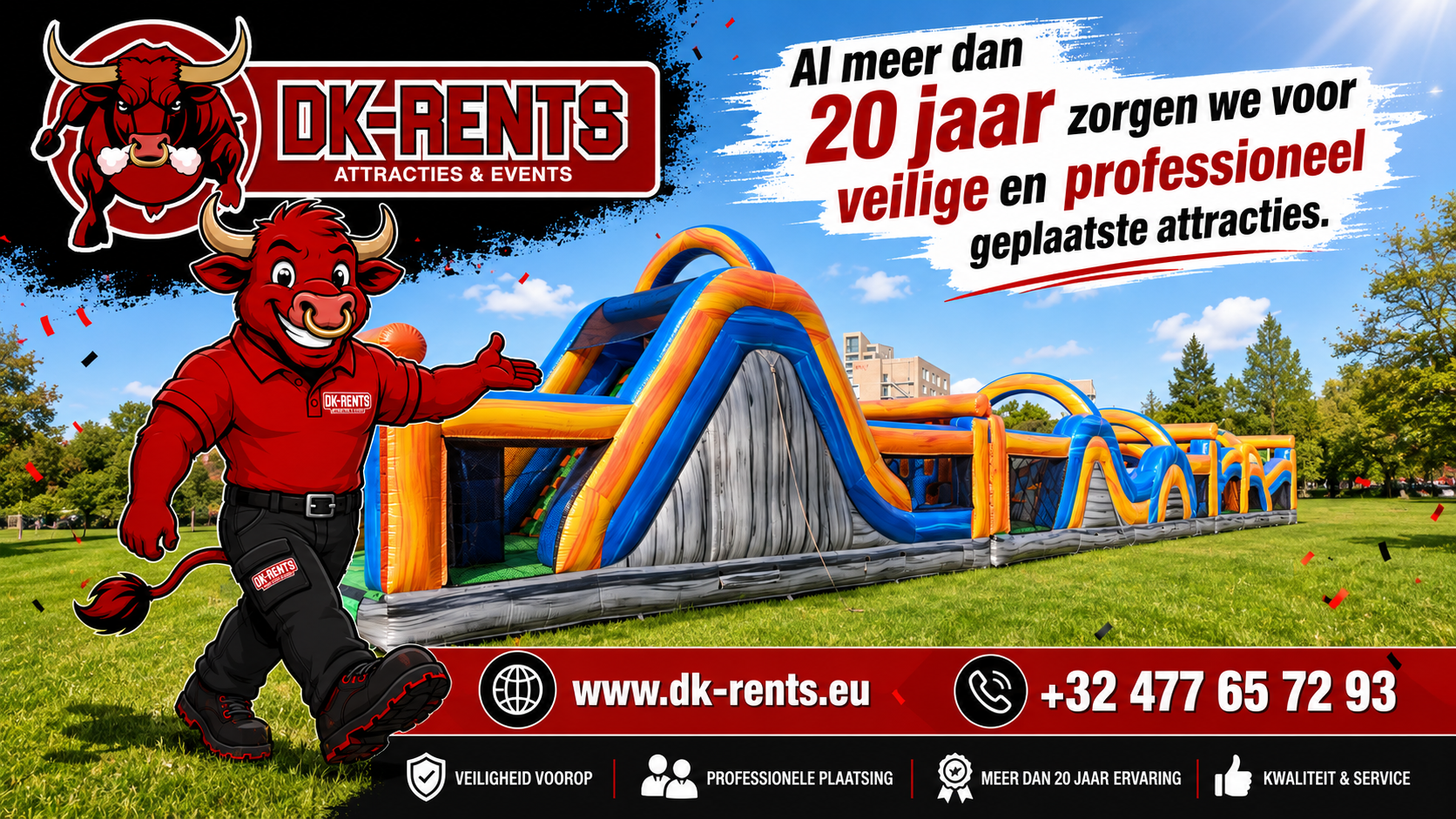 Obstakelbanen is ons vak