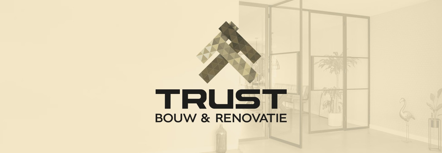 DK go brand identity voor Trust Bouw