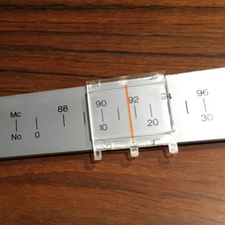 Sliding pointer window separate