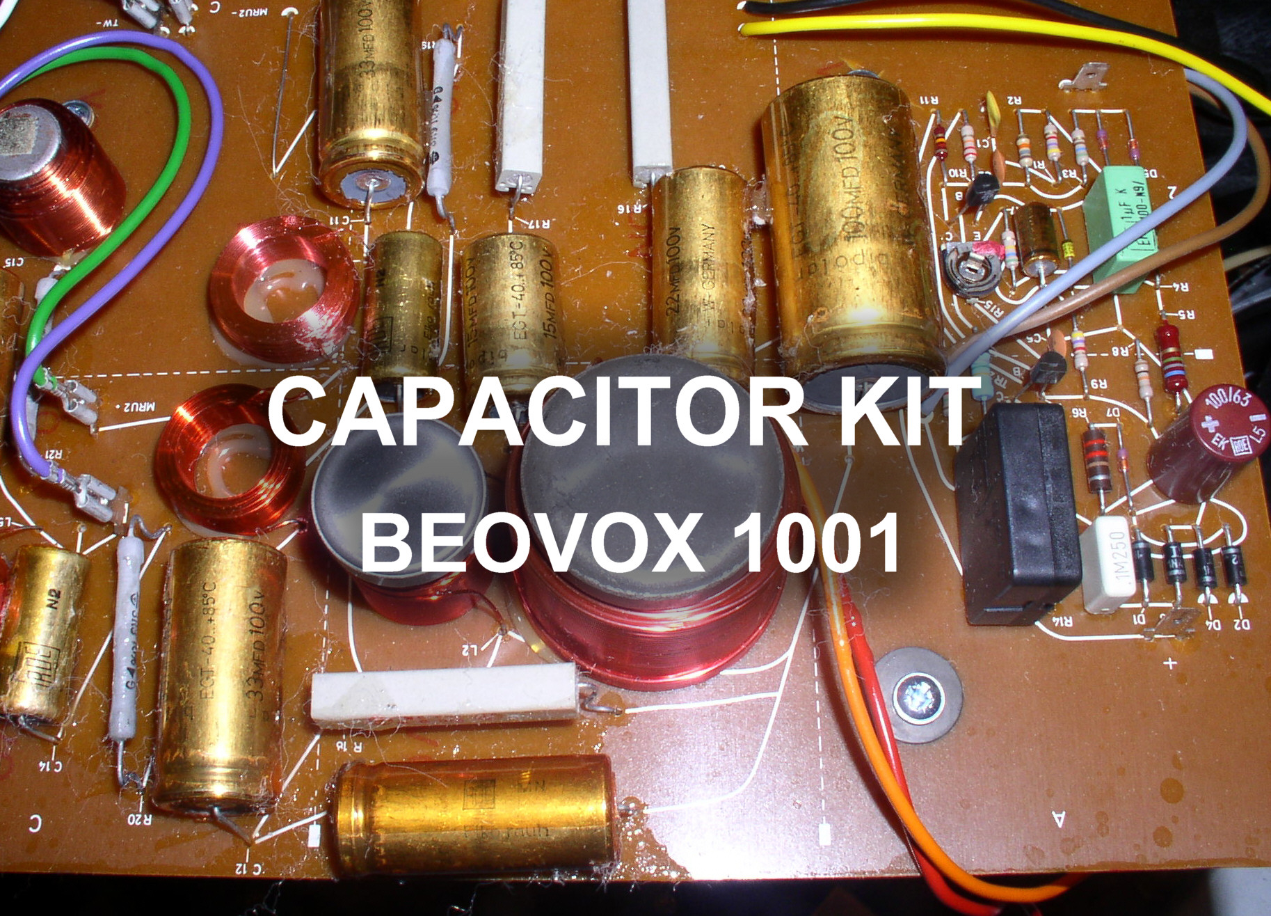 Capacitor kit Beovox 1001