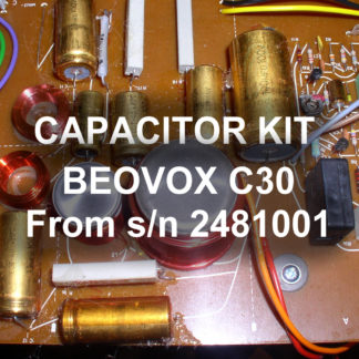 Capacitor kit Beovox C30 from s/n 2481001