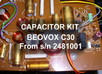 Capacitor kit Beovox C30 from s/n 2481001