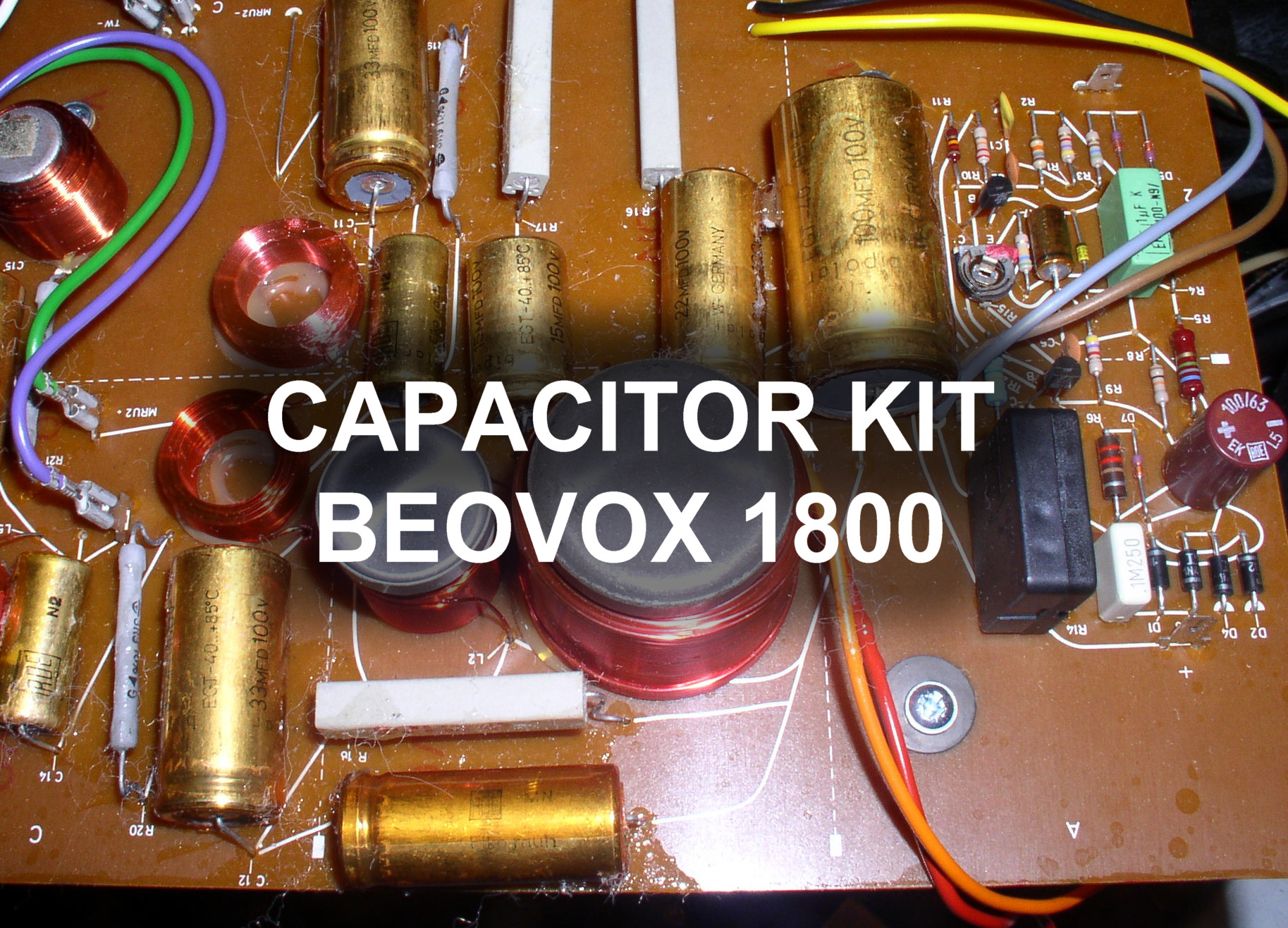 Capacitor kit Beovox 1800