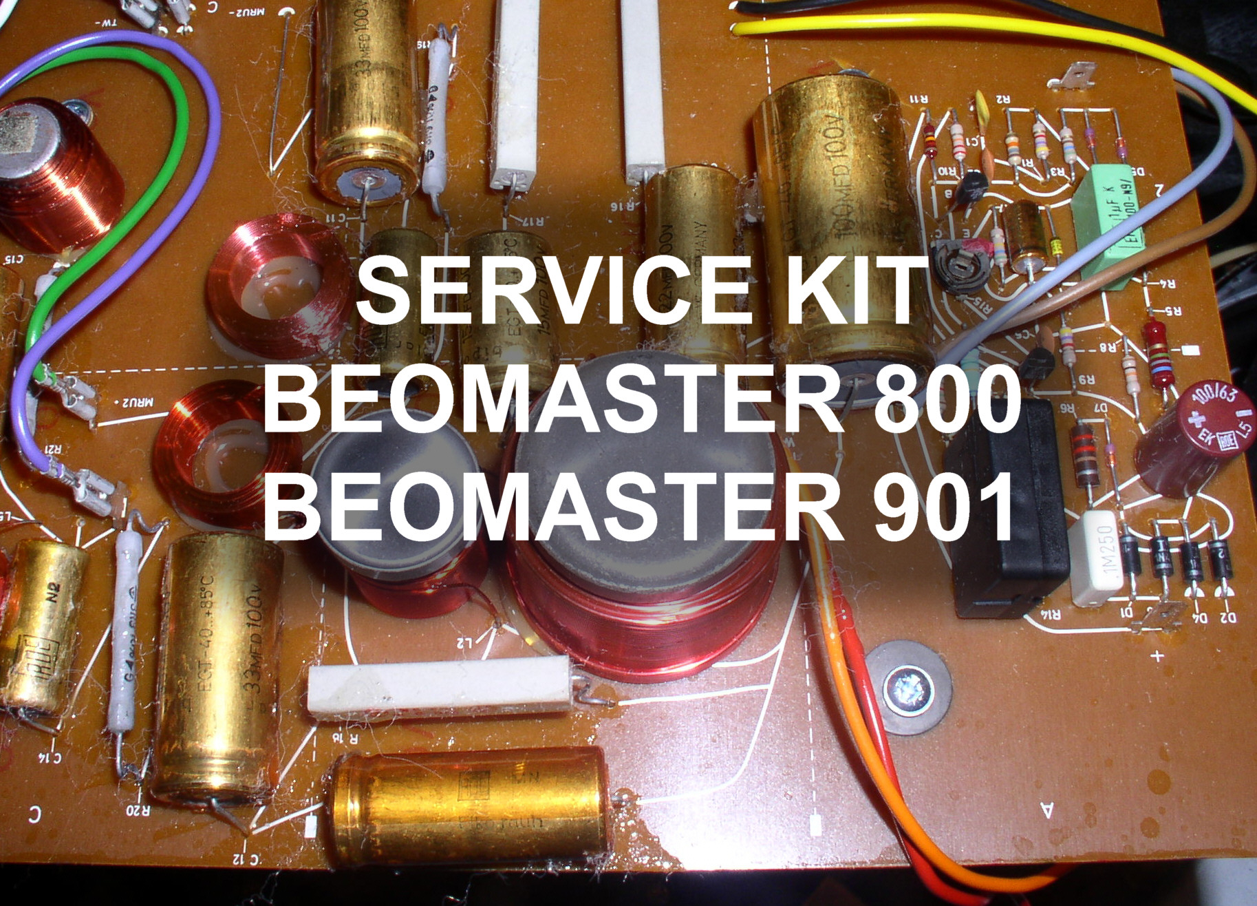 Service Kit Beomaster 800 / 901 - Capacitors trimmers lamps