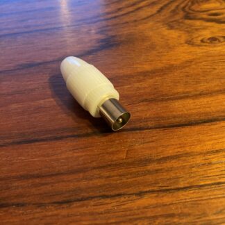 Male coax antenna plug 75 ohms straight